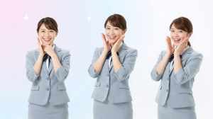 コンカフェ求人：カラフルOL制服で楽しく働く！