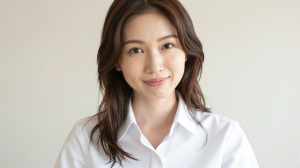 自宅でウェブ会議に参加する女性
