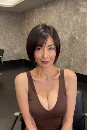 熟女・爆乳美しい女性ポートレート
