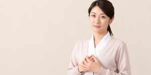 和服を着た女性の写真素材