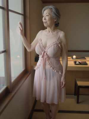 優雅な雰囲気の室内での女性のポートレート