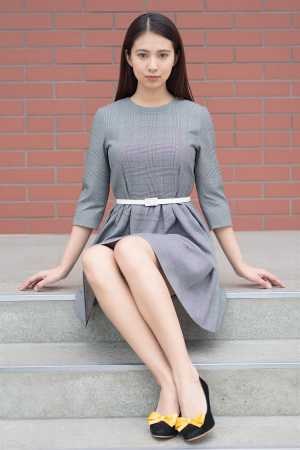 ドレスの美しいポートレート素材