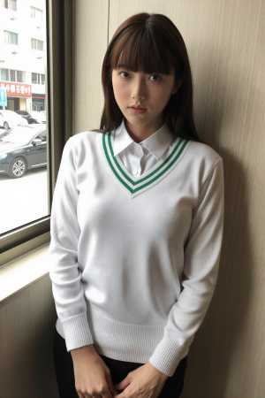 シャツの美しいポートレート素材