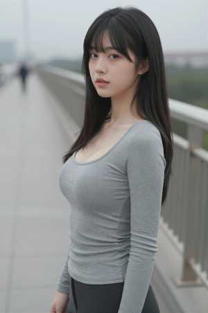 巨乳女性モデルのフリー素材