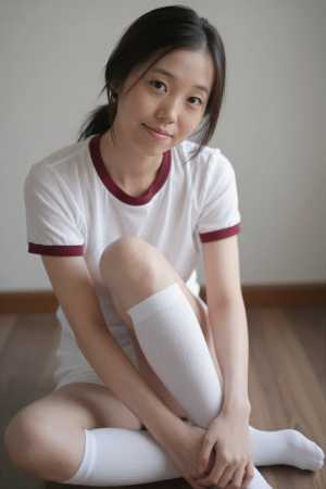 熟女　安い体操服コスプレ