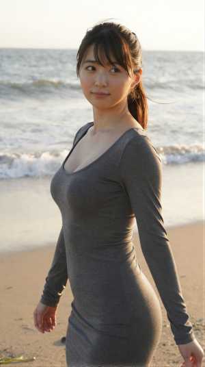 巨乳綺麗な女性のフリー写真素材