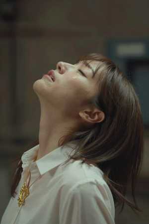 白シャツの美しいポートレート素材