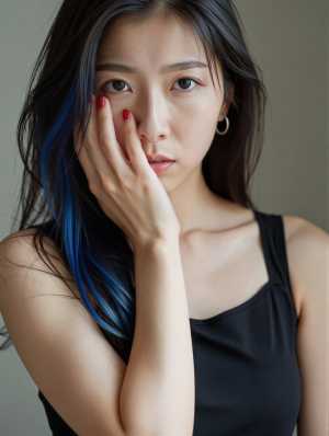 魅力的な人物ポートレート