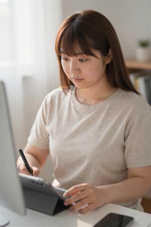 美しい女性ポートレート