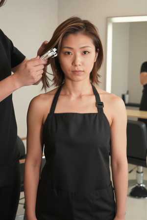 エプロンのフリー写真素材