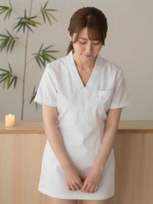 メンズエステで受付の白衣のお出迎え