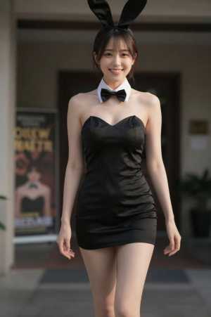 バニーコスプレの募集要員写真