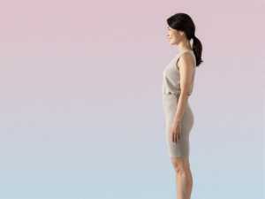 求人バナー素材: スパークルと女性のシルエット