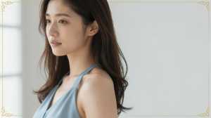 ラウンジ・会員制求人：横顔が美しい女性