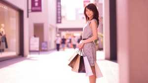 華やかなショッピングライフスタイル素材