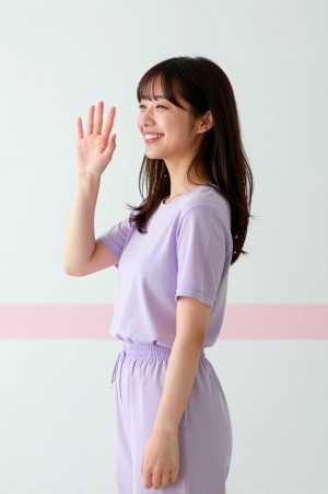 ガールズバー求人: おしゃれに手を振るあなた