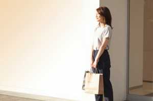 憧れの都会ショッピング ライフスタイル素材