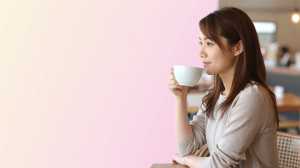 至福のカフェ時間 ライフスタイル素材