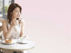 至福のカフェ時間 ライフスタイル素材