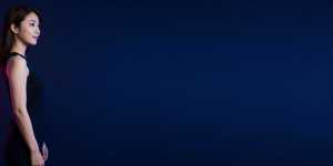 求人バナー素材: 青い空とキャリア