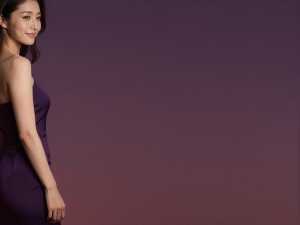 求人バナー素材: 豪華な紫ピンクの