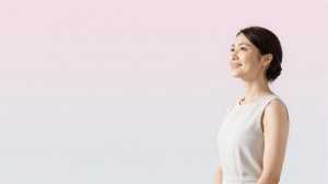 求人バナー素材: 希望に満ちたピンク