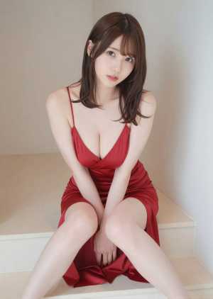 黒ドレス姿のエレガントな女性