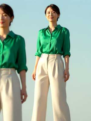 自信と輝きの求人バナー素材