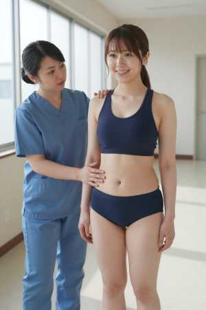 歩行をサポートする看護師