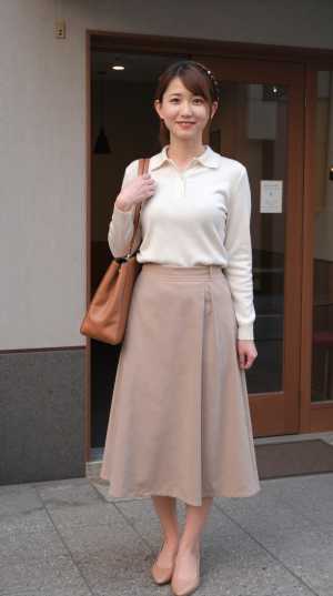 カフェで撮影された女性のポートレート