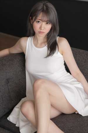 白ドレス姿のエレガントな女性