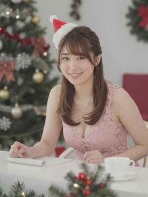 聖夜の微笑みサンタガール