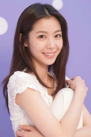 白レースの笑顔ポートレート素材