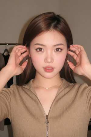 バーで撮影された女性のポートレート