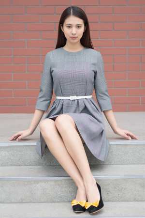 ドレスの美しいポートレート素材