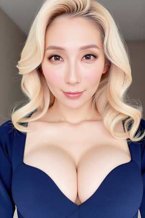 熟女・爆乳美しい女性ポートレート