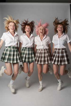 熟女・巨乳シャツ姿の美しい女性