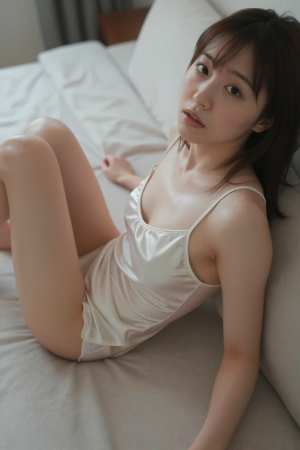 下着姿の美しい女性