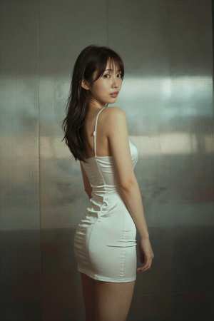 黒ドレス姿の魅力的な女性