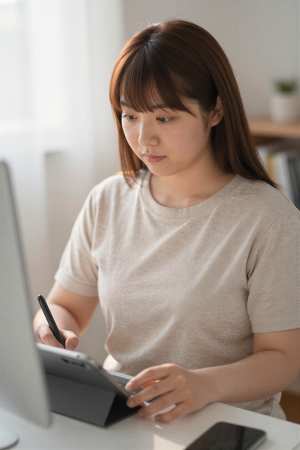 美しい女性ポートレート