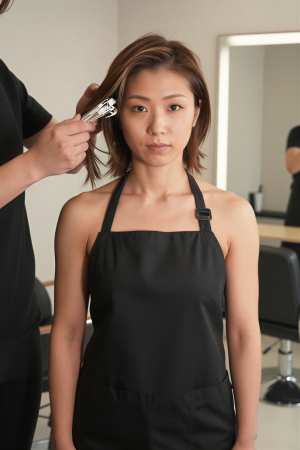 エプロンのフリー写真素材