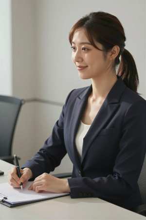 美しい女性ポートレート