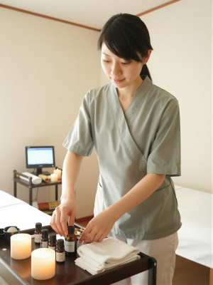 スパセラピストの準備