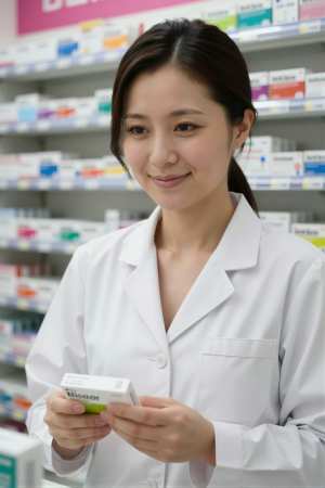 薬局で調剤する薬剤師