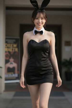 バニーコスプレの募集要員写真