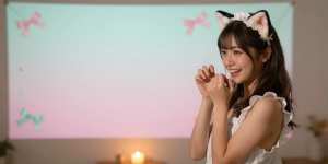 猫耳メイドで働くコンカフェ求人