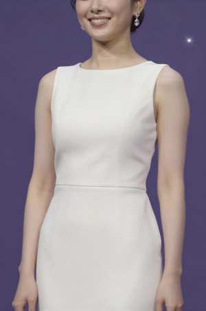 高収入キャバクラ求人：輝く白いドレス