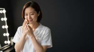 プロによる丁寧なベースメイク