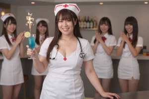 VIPルームの誕生日ナース