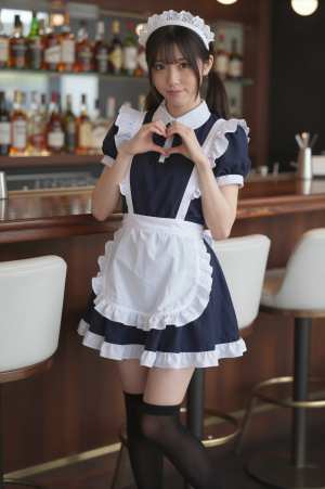 キュートなメイドの歓迎